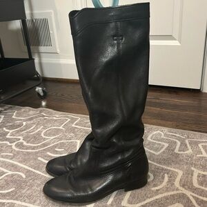 Frye Black Tall Riding Boots